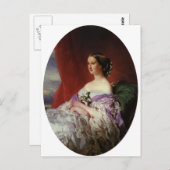 Carte Postale Portrait de Franz Xaver Winterhalter (Devant / Derrière)