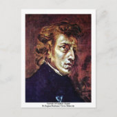 Carte Postale Portrait De Frédéric Chopin (Devant)