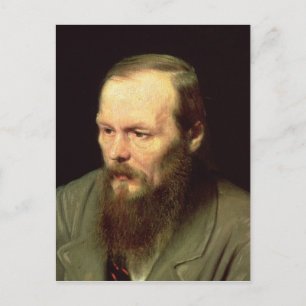 Carte Postale Portrait de Fyodor Dostoïevsky 1872