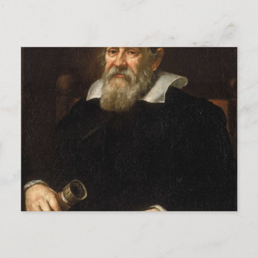 Carte Postale Portrait de Galileo Galilei (Devant)