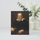 Carte Postale Portrait de Galileo Galilei par Justus Sustermans (Debout devant)