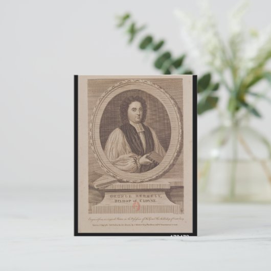 Carte Postale Portrait de George Berkeley Bishop (Debout devant)