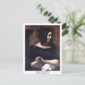 Carte Postale Portrait de George Sand par Eugene Delacroix (Debout devant)