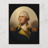 Carte Postale Portrait de George Washington (Devant)