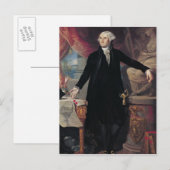 Carte Postale Portrait de George Washington, 1796 (Devant / Derrière)