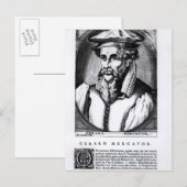 Carte Postale Portrait de Gerard Mercator (Devant / Derrière)