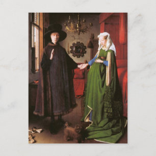 Carte Postale Portrait de Giovanni Arnolfini et de sa femme