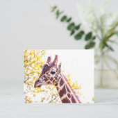 Carte Postale Portrait de Giraffe (Debout devant)