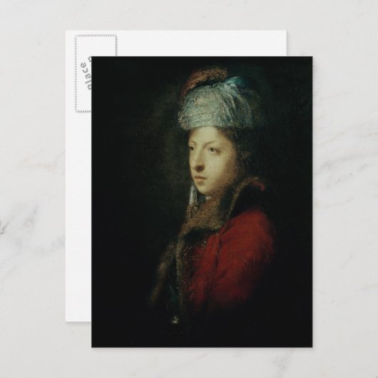 Carte Postale Portrait de Giuseppe Marchi 1753 (Devant / Derrière)