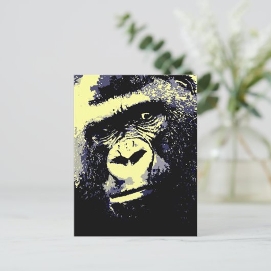 Carte Postale Portrait de Gorilla (Debout devant)