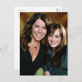 Carte Postale Portrait de gros plan Lorelai & Rory (Devant / Derrière)