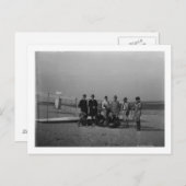 Carte Postale Portrait de groupe devant le planeur à Kill (Devant / Derrière)