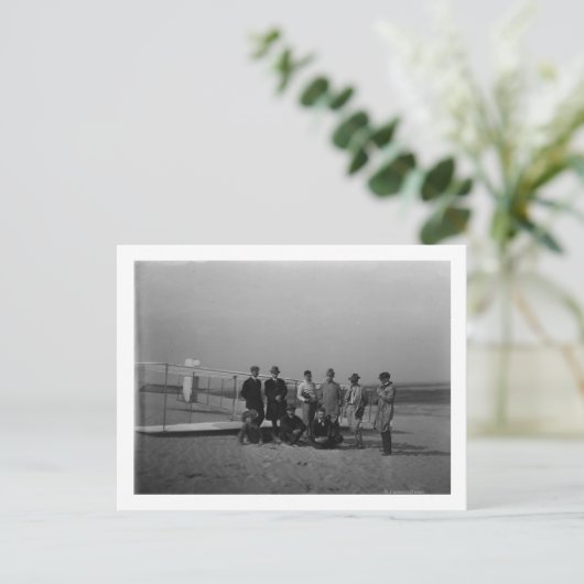 Carte Postale Portrait de groupe devant le planeur à Kill (Debout devant)