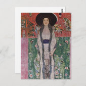 Carte Postale Portrait de Gustav Klimt d'Adele Bloch-Bauer II (Devant / Derrière)