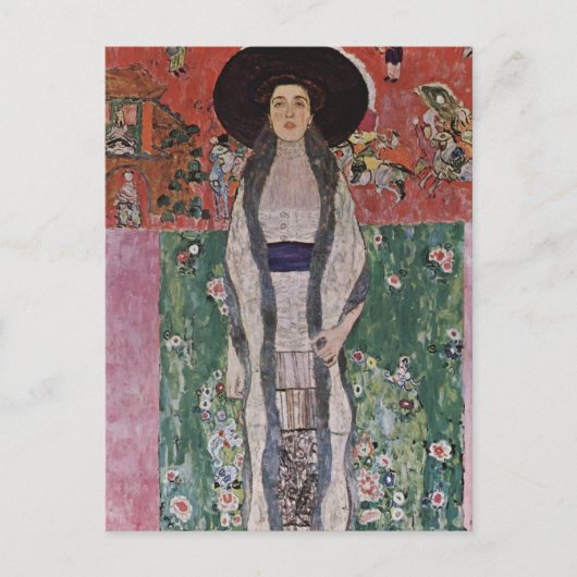 Carte Postale Portrait de Gustav Klimt d'Adele Bloch-Bauer II (Devant)