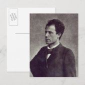 Carte Postale Portrait de Gustav Mahler, 1897 (Devant / Derrière)