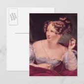 Carte Postale Portrait de Harriet Smithson (Devant / Derrière)