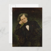 Carte Postale Portrait de Hector Berlioz (Devant / Derrière)