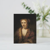 Carte Postale Portrait de Hendrikje Stoffels (Debout devant)