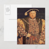 Carte Postale Portrait de Henri VIII, 49 ans, 1540 (Devant / Derrière)