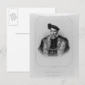 Carte Postale Portrait de Henry Fitzalan, 12e comte de (Devant / Derrière)