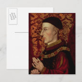 Carte Postale Portrait de Henry V (Devant / Derrière)