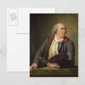 Carte Postale Portrait de Hubert Robert 1788 (Devant / Derrière)