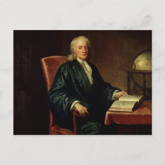 Carte Postale Portrait de Isaac Newton, c.1726 (Devant)