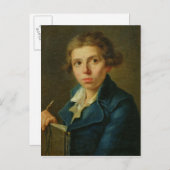 Carte Postale Portrait de Jacques-Louis David comme jeune (Devant / Derrière)