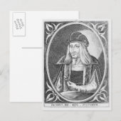 Carte Postale Portrait de James IV d'Ecosse (Devant / Derrière)
