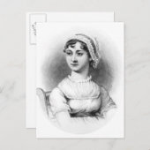 Carte Postale Portrait de Jane Austen (Devant / Derrière)