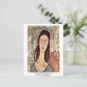 Carte Postale Portrait De Jeanne Hebuterne Par Amedeo Modigliani (Debout devant)