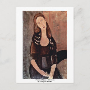 Carte Postale Portrait De Jeanne Hébuterne Par Modigliani Amedeo