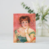 Carte Postale Portrait de Jeanne Samary par Pierre Renoir (Debout devant)