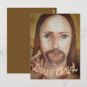 Carte Postale Portrait de Jésus-Christ (Devant / Derrière)
