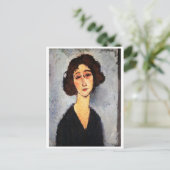 Carte Postale Portrait de Jeune Femme, Modigliani (Debout devant)