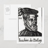 Carte Postale Portrait de Joachim du Bellay (Devant / Derrière)