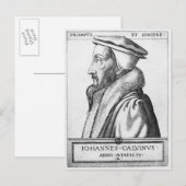 Carte Postale Portrait de John Calvin âgé de 53 ans, 1564 (Devant / Derrière)