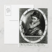 Carte Postale Portrait de John Hawkins (Devant / Derrière)