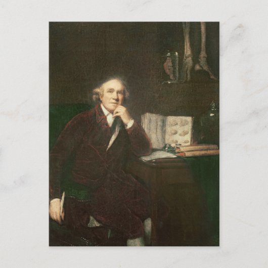Carte Postale Portrait de John Hunter d'après Sir Joshua (Devant)