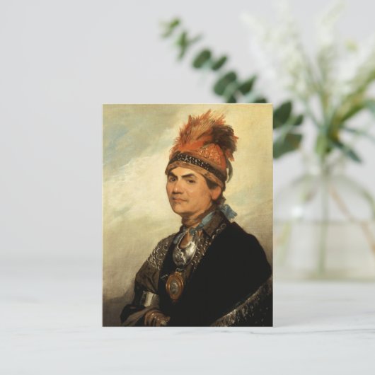 Carte Postale Portrait de Joseph Brant par Gilbert Stuart (Debout devant)