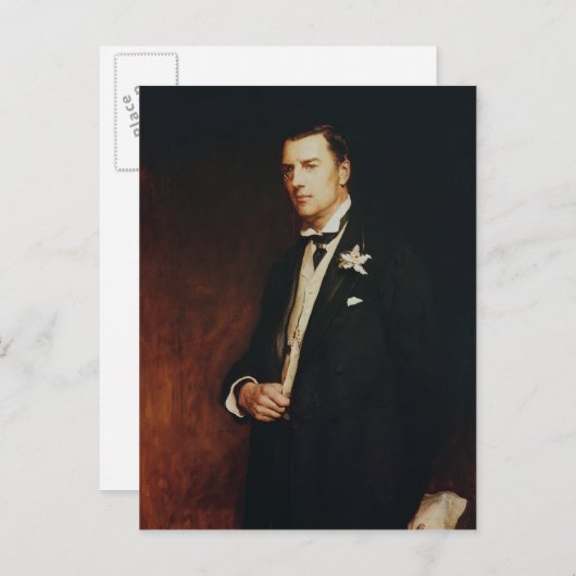 Carte Postale Portrait de Joseph Chamberlain, 1886 (Devant / Derrière)