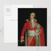 Carte Postale Portrait de Joseph Fouche Duc d'Otranto (Devant / Derrière)