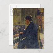 Carte Postale Portrait de Joseph Hofman, 1912 (Devant / Derrière)