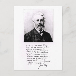 Carte Postale Portrait de Jules Verne