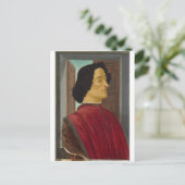 Carte Postale Portrait de Julien de Médicis par Botticelli (Debout devant)