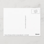 Carte Postale Portrait de Julien de Médicis par Botticelli (Dos)