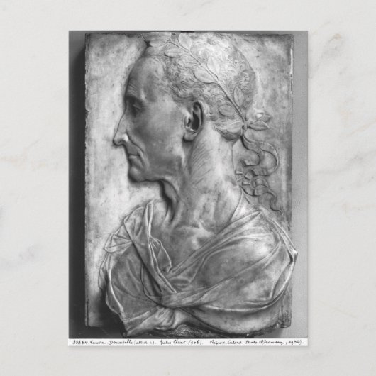 Carte Postale Portrait de Julius César (Devant)