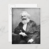 Carte Postale Portrait de Karl Marx (Devant / Derrière)