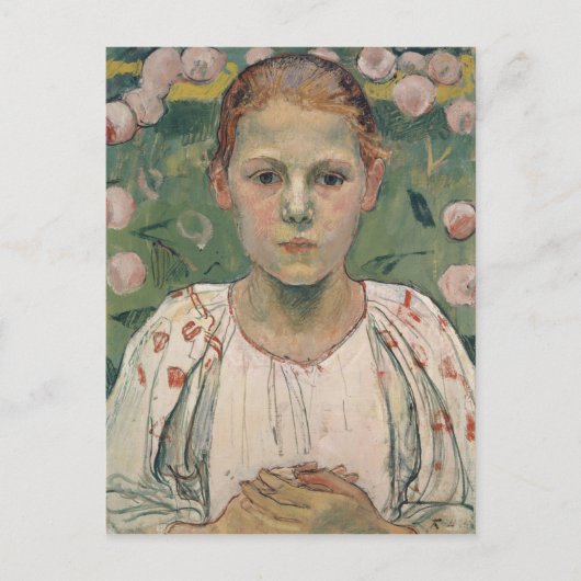 Carte Postale Portrait de Kathe von Bach | Dans le jardin (Devant)